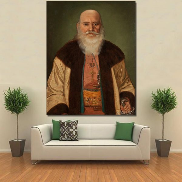 Uroš knežević - portret vojvode (xix vek)
